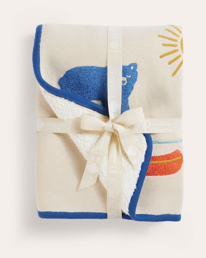 CUB CREEK SHERPA STROLLER BLANKET
